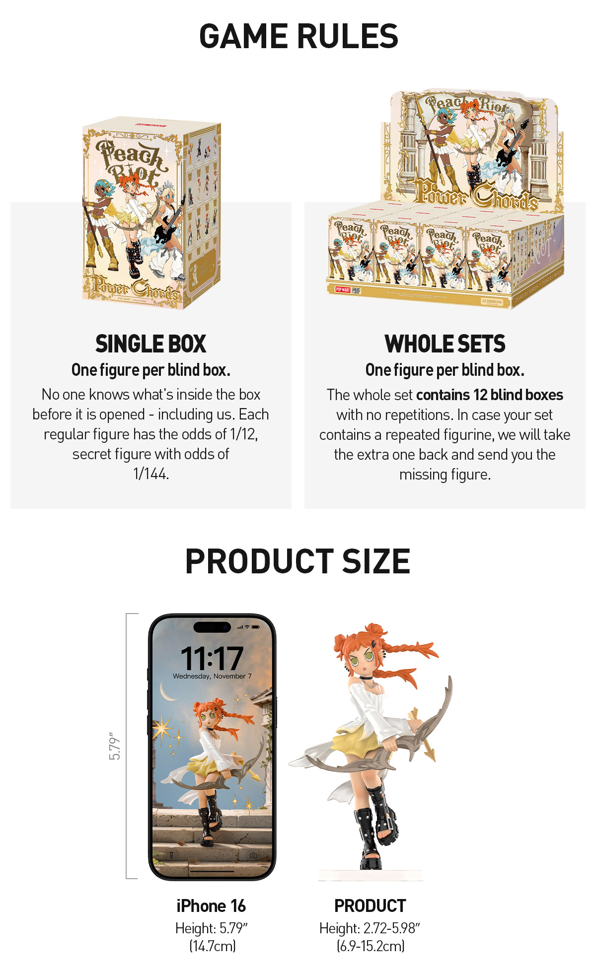Peach Riot Power Chords Series Figures - POP MART (Canada)