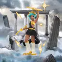 POP MART-Peach Riot Power Chords Series Figures - Frankie - The Thunder