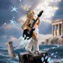 POP MART-Peach Riot Power Chords Series Figures - Poppy - The Sea