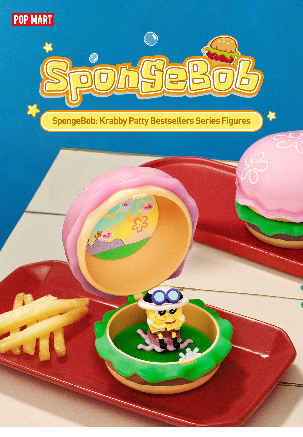 SpongeBob: Krabby Patty Bestsellers Series Figures|POP MART US