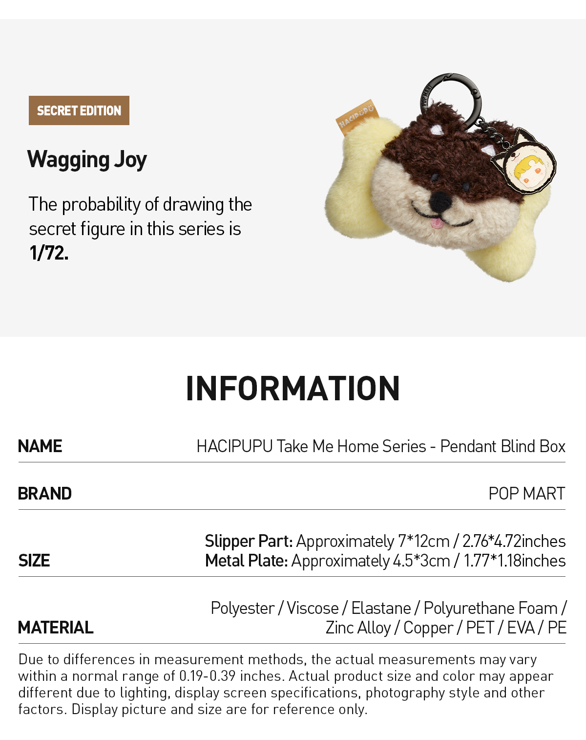 HACIPUPU Take Me Home Series - Pendant Blind Box|POP MART US Official