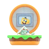 POP MART-Bob Esponja - Colección"Cangreburger Más Vendidos"Figuras en Cajas Misteriosas - Cangreburguer Clásica
