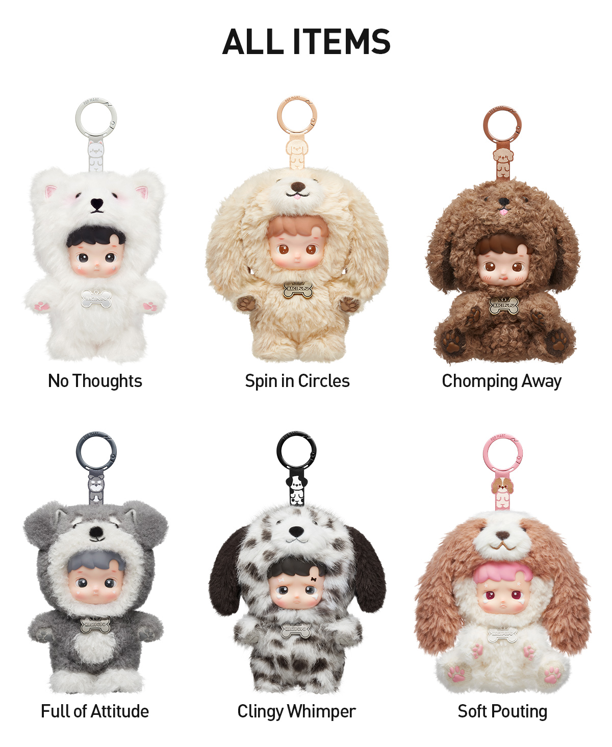 POP NOW:HACIPUPU Take Me Home Series - Vinyl Plush Pendant Blind