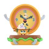 POP MART-Bob Esponja - Colección"Cangreburger Más Vendidos"Figuras en Cajas Misteriosas - Amigo Cangreburguer - Bob Esponja