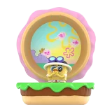 POP MART-Bob Esponja - Colección"Cangreburger Más Vendidos"Figuras en Cajas Misteriosas - Cangreburguer Medusa