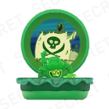 POP MART-Bob Esponja - Colección"Cangreburger Más Vendidos"Figuras en Cajas Misteriosas - Cangreburguer Fantasma（Secreto）