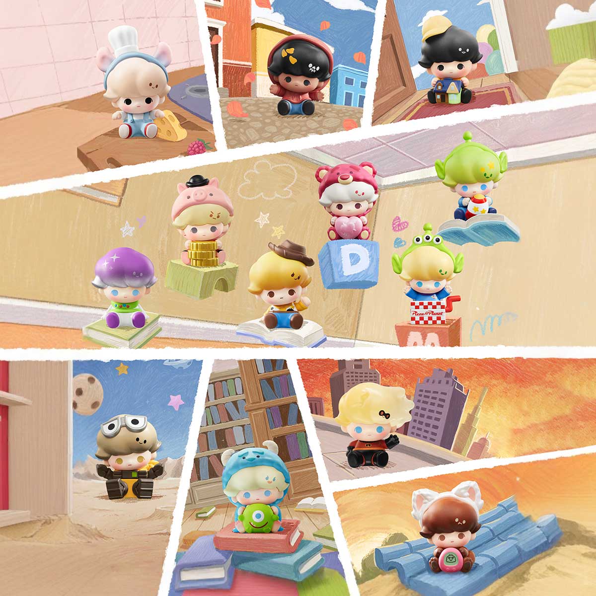 POP BEAN DIMOO WORLD × PIXAR Series|POP MART US Official