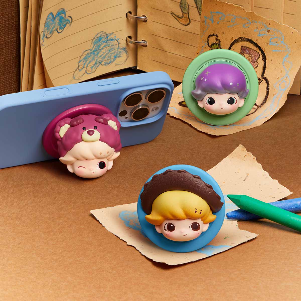 DIMOO WORLD × PIXAR Series - Magnetic Phone Holder Blind Box