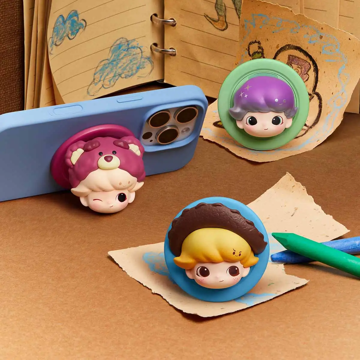 DIMOO WORLD × PIXAR Series - Magnetic Phone Holder Blind Box