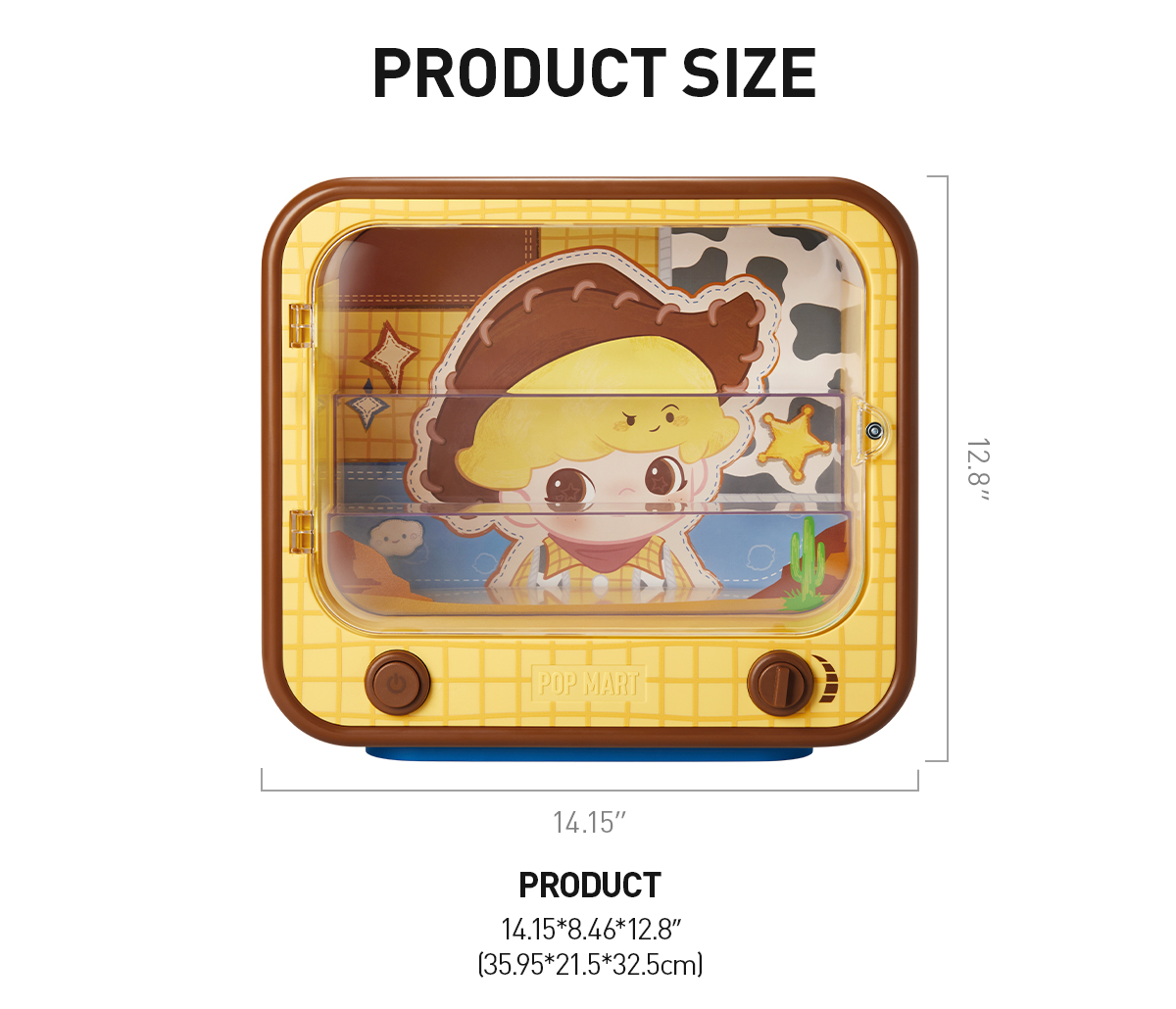 DIMOO WORLD × PIXAR Series - TV-shaped Luminous Display Box|POP