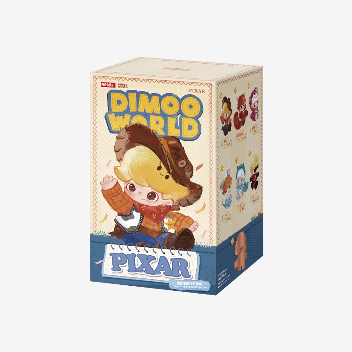 DIMOO WORLD × PIXAR Series - Vinyl Plush Pendant Blind Box - POP
