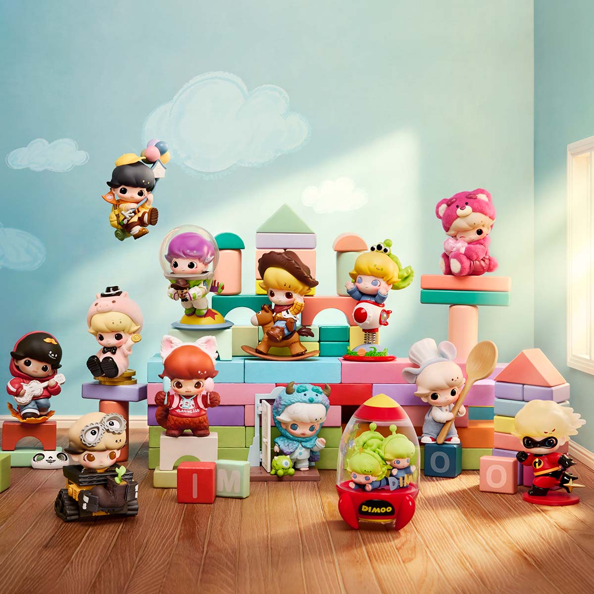 DIMOO WORLD × PIXAR Series Figures - POP MART (United States)