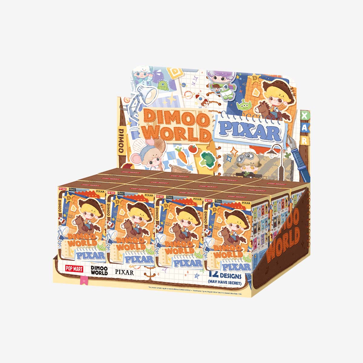 DIMOO WORLD × PIXAR Series Figures - POP MART (United States)