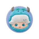POP MART-DIMOO WORLD × PIXAR Series - Magnetic Phone Holder Blind Box - Sulley