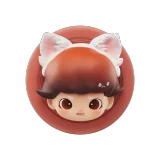 POP MART-DIMOO WORLD × PIXAR Series - Magnetic Phone Holder Blind Box - Red Panda Mei