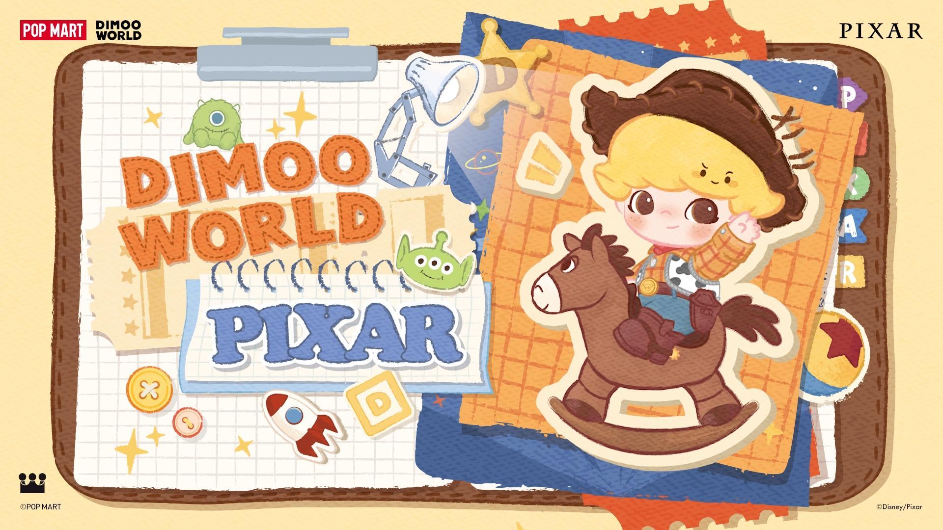 DIMOO WORLD × PIXAR Series Figures|POP MART US Official