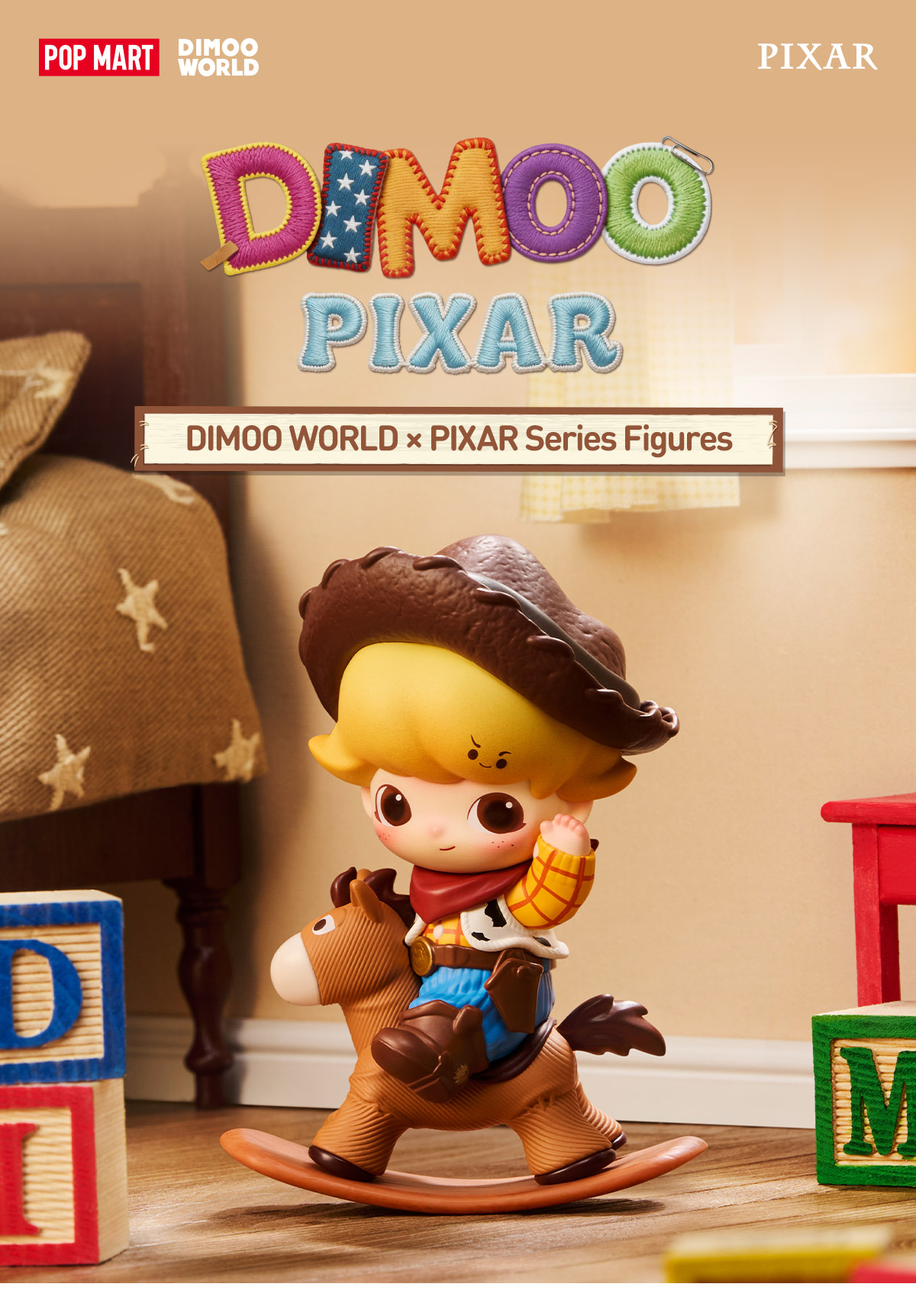DIMOO WORLD × PIXAR Series Figures - POP MART (United States)