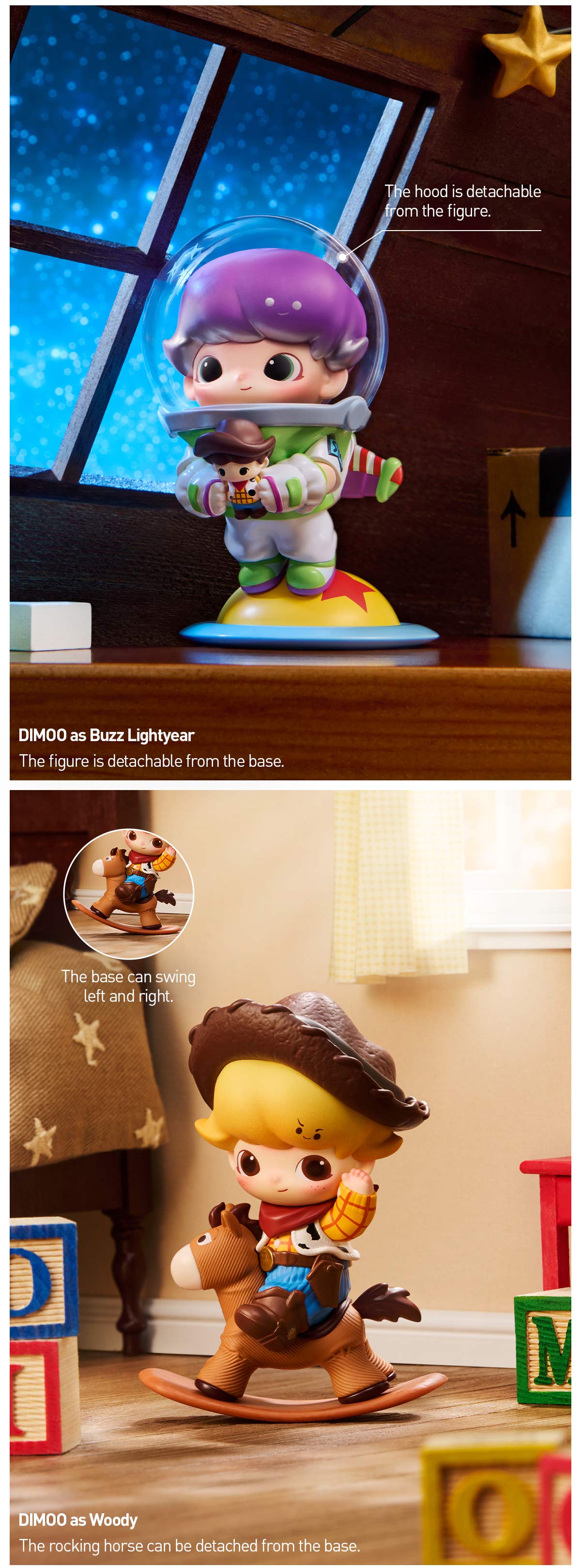 DIMOO WORLD × PIXAR Series Figures|POP MART US Official