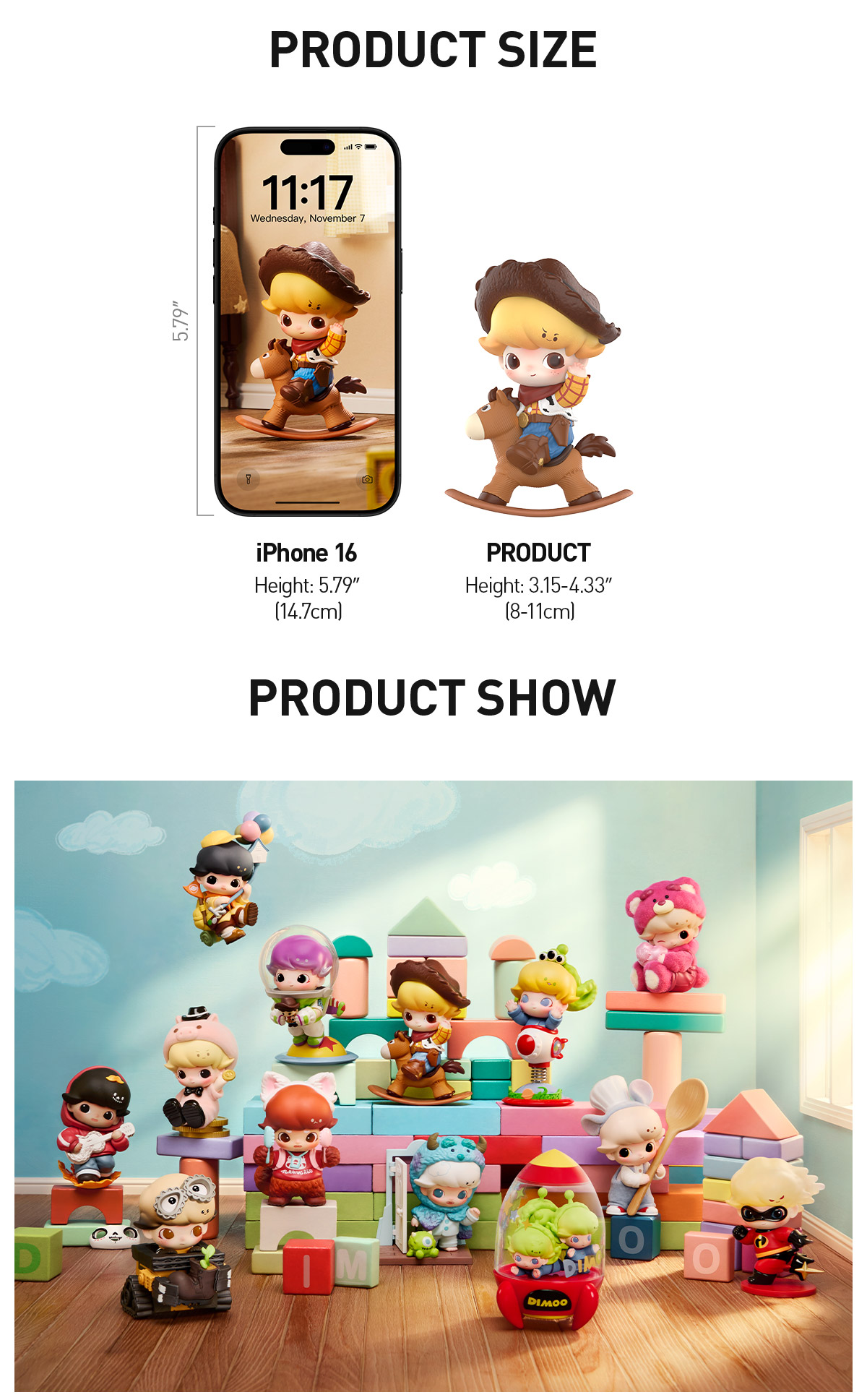 DIMOO WORLD × PIXAR Series Figures|POP MART US Official