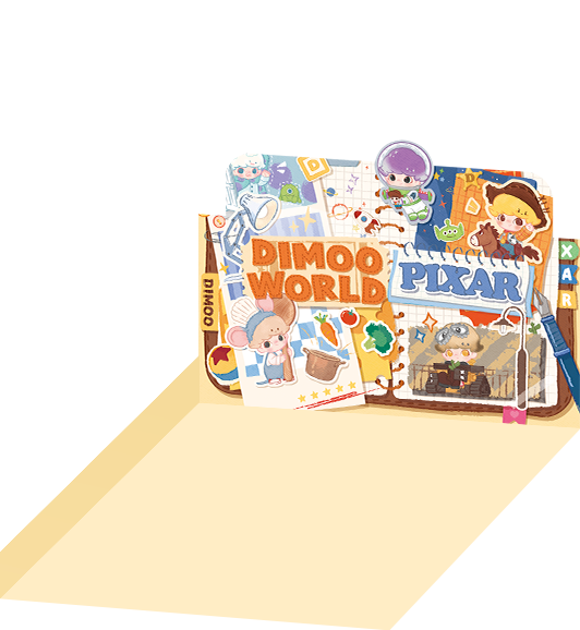 DIMOO WORLD × PIXAR Series Figures|POP MART US Official