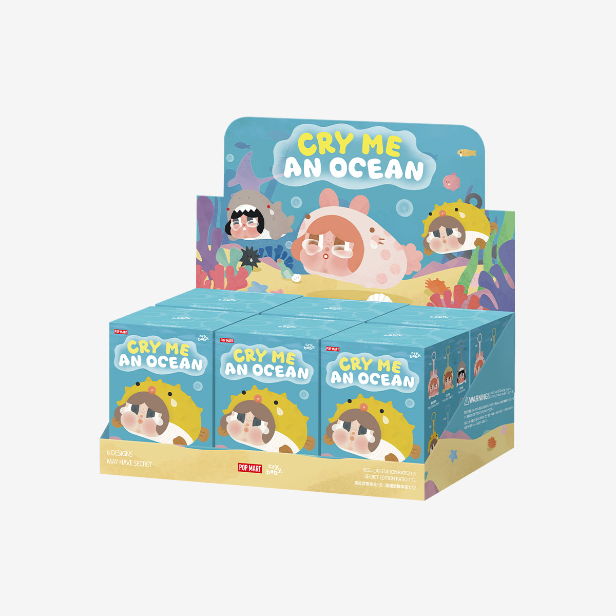 CRYBABY Cry Me An Ocean Series - Vinyl Plush Pendant Blind Box|POP
