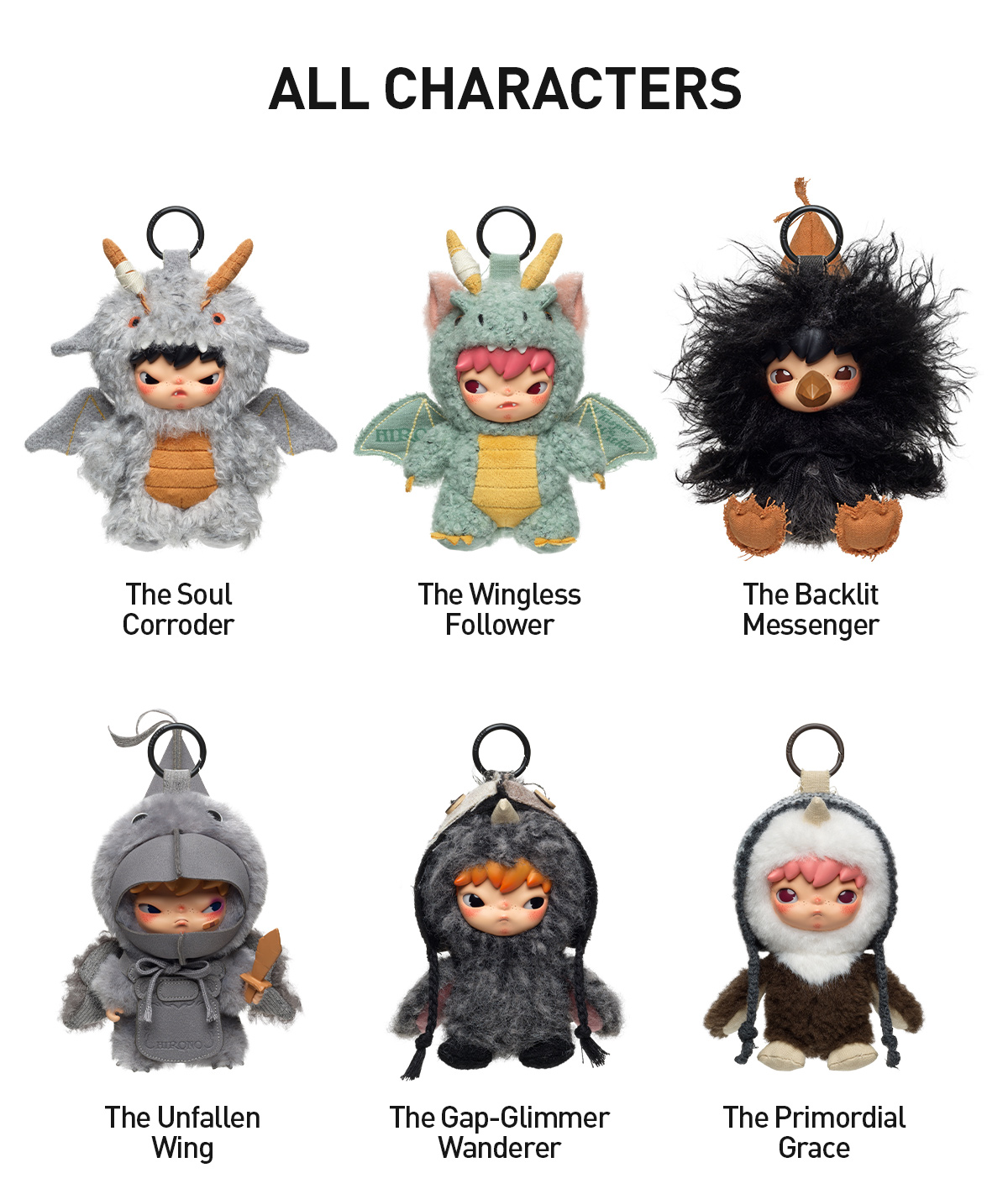 Hirono Mist-Walker Series - Plush Doll Pendant|POP MART US Official