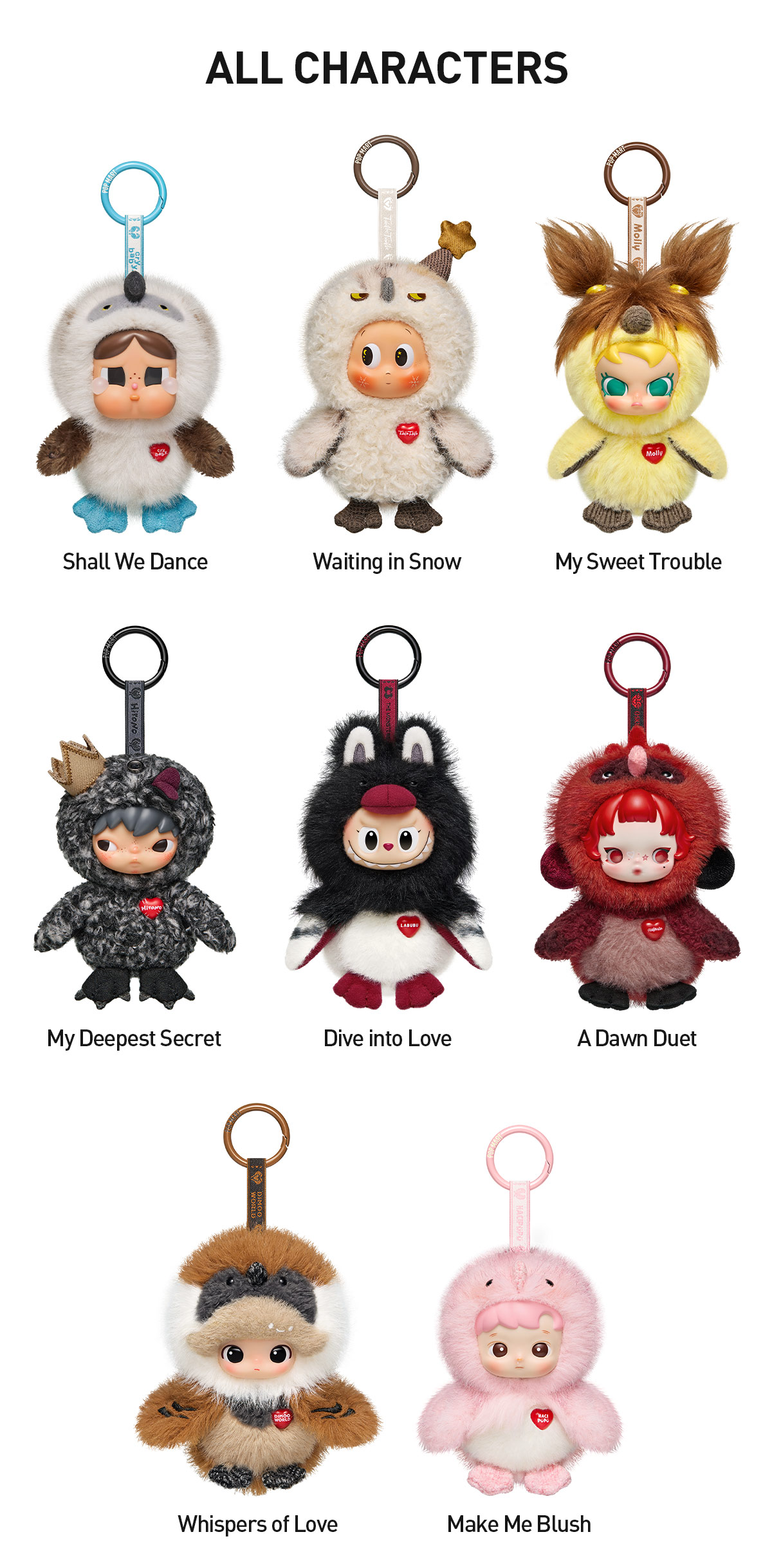 Dear Birds Series-Plush Pendant Blind Box|POP MART US Official