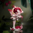 POP MART-SKULLPANDA Petals in Four Acts Series Figures - The Fairy's Trick