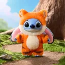 POP MART-Stitch Adventure Series Vinyl Plush Pendant - Tigger Stitch