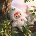 POP MART-Dear Birds Series-Plush Pendant Blind Box - More Than Words（Secret）