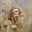 POP MART-θSKULLPANDA L'impressionnisme Series Plush Doll - Teakwood