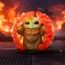 POP MART-Star Wars Grogu Tiny But Mighty Series Figures - Force Shield