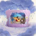 POP MART-Winnie-the-Pooh Treehouse Theatre Series Figures - The Rain Won't Stop