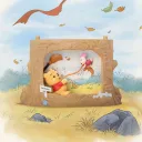 POP MART-Winnie-the-Pooh Treehouse Theatre Series Figures - A Blustery Day