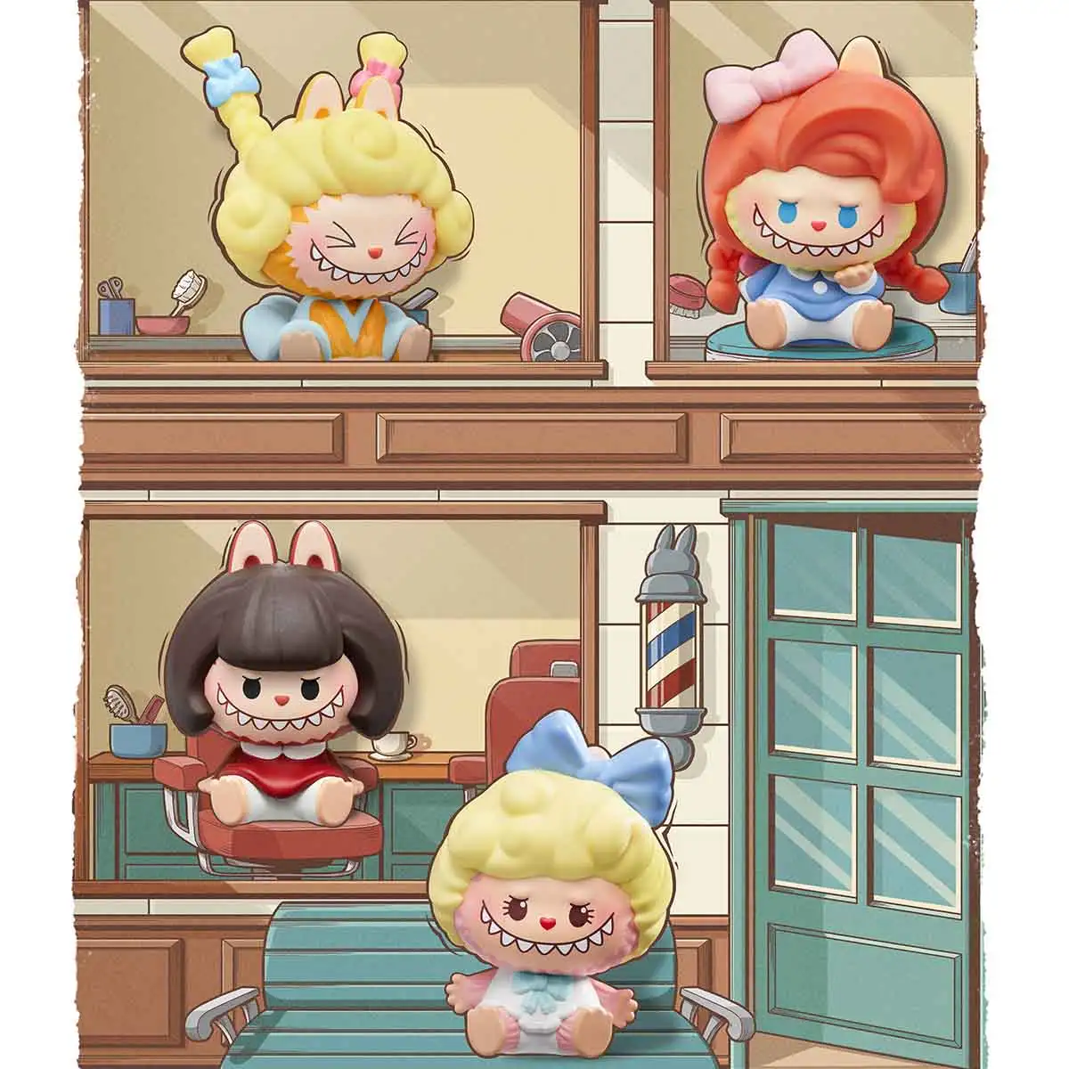 POP BEAN THE MONSTERS Hair Salon Series
