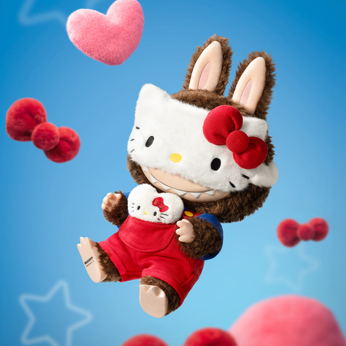 Hello Kitty × Labubu ぬいぐるみ Labubu Vinyl Plush Doll｜× HELLO KITTY Collaboration｜POP MART CA