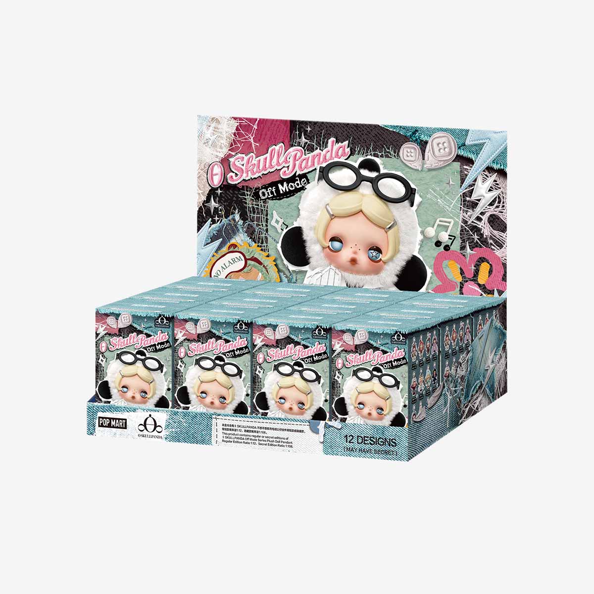 θ SKULLPANDA Punk Panda Plush Doll|POP MART US Official
