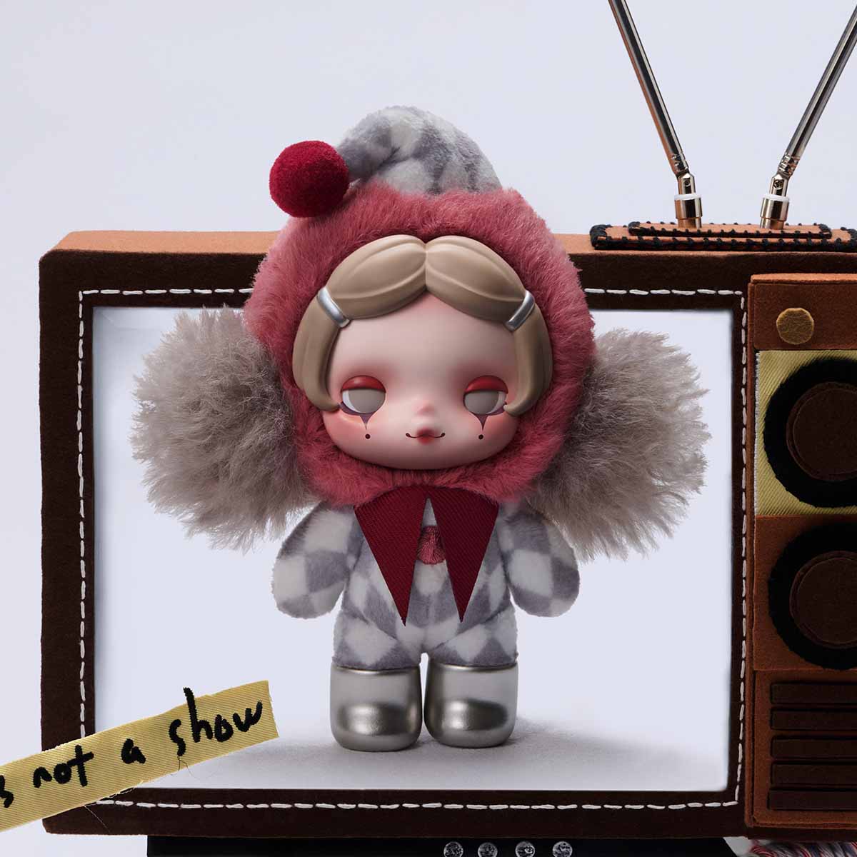 θ SKULLPANDA Off Mode Series Plush Doll Pendant|POP MART US Official