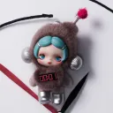 POP MART-θ SKULLPANDA Off Mode Series Plush Doll Pendant - Slow Down