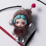 POP MART-θ SKULLPANDA - Colección"Off Mode"Colgante de Peluche - Modo Pausa