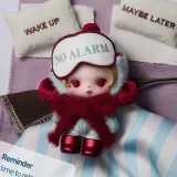 POP MART-θ SKULLPANDA - Colección"Off Mode"Colgante de Peluche - Modo Snooze