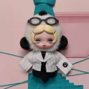 POP MART-θ SKULLPANDA Off Mode Series Plush Doll Pendant - No Adulting