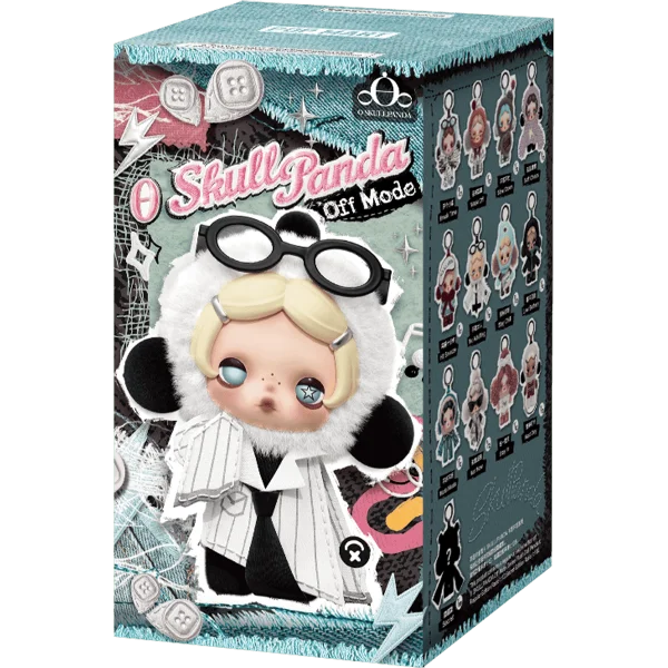 θ SKULLPANDA Off Mode Series Plush Doll Pendant