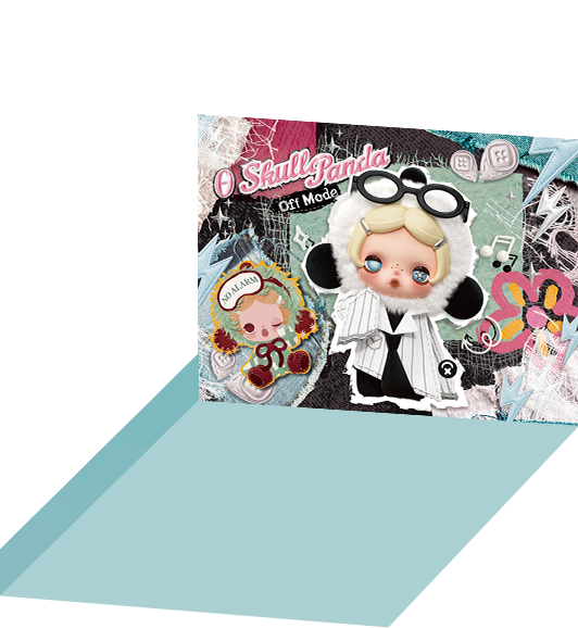 θ SKULLPANDA Off Mode Series Plush Doll Pendant|POP MART US Official