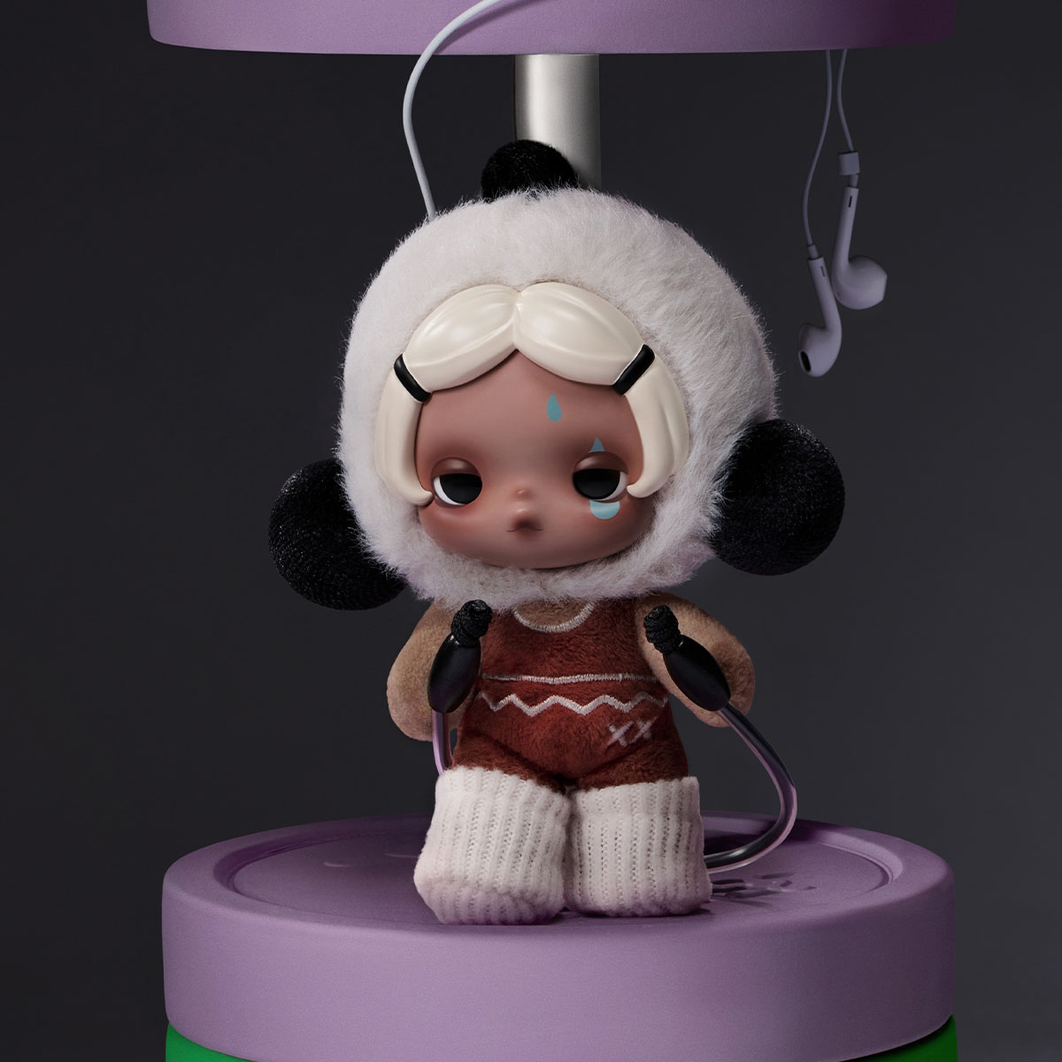 θ SKULLPANDA Off Mode Series Plush Doll Pendant|POP MART US Official