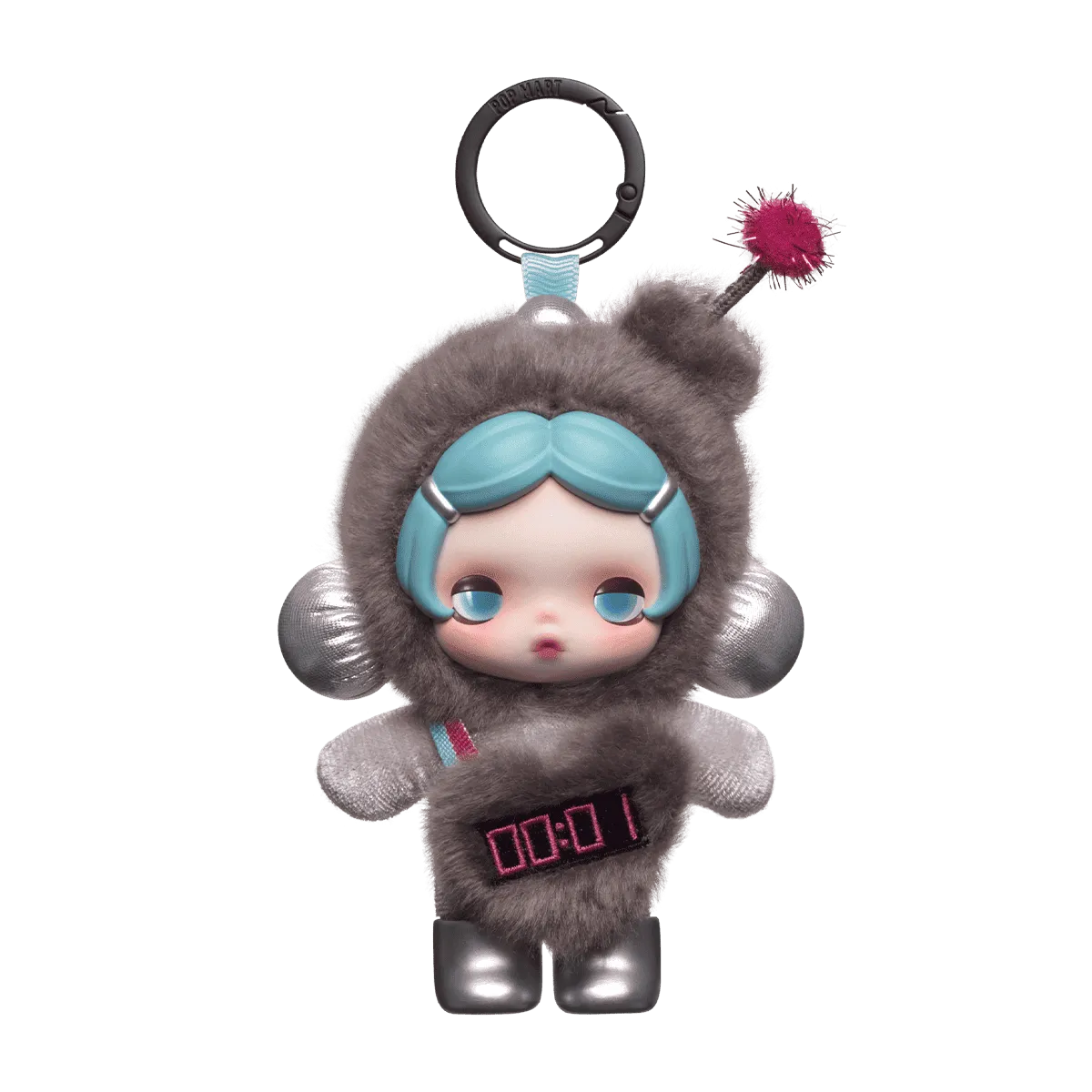 SKULLPANDA Off Modeシリーズぬいぐるみキーホルダーシークレット θ SKULLPANDA Off Mode Series Plush Doll Pendant|POP MART US Official
