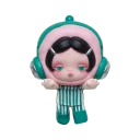 POP MART-POP ATTACH θ SKULLPANDA Off Mode Series - Mute Mode
