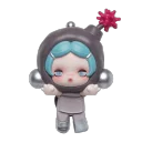 POP MART-POP ATTACH θ SKULLPANDA Off Mode Series - Slow Down