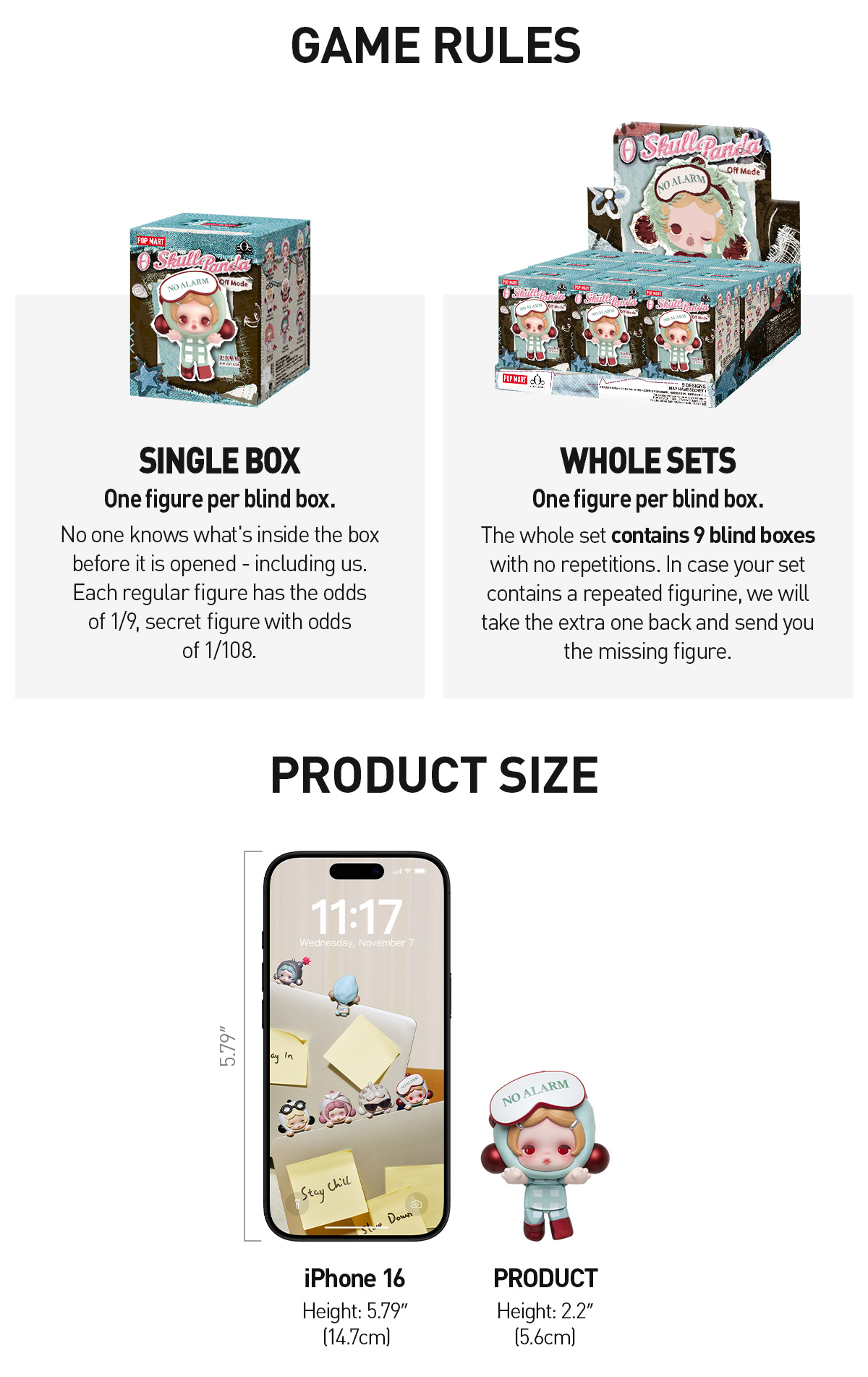POP ATTACH θ SKULLPANDA Off Mode Series|POP MART US Official