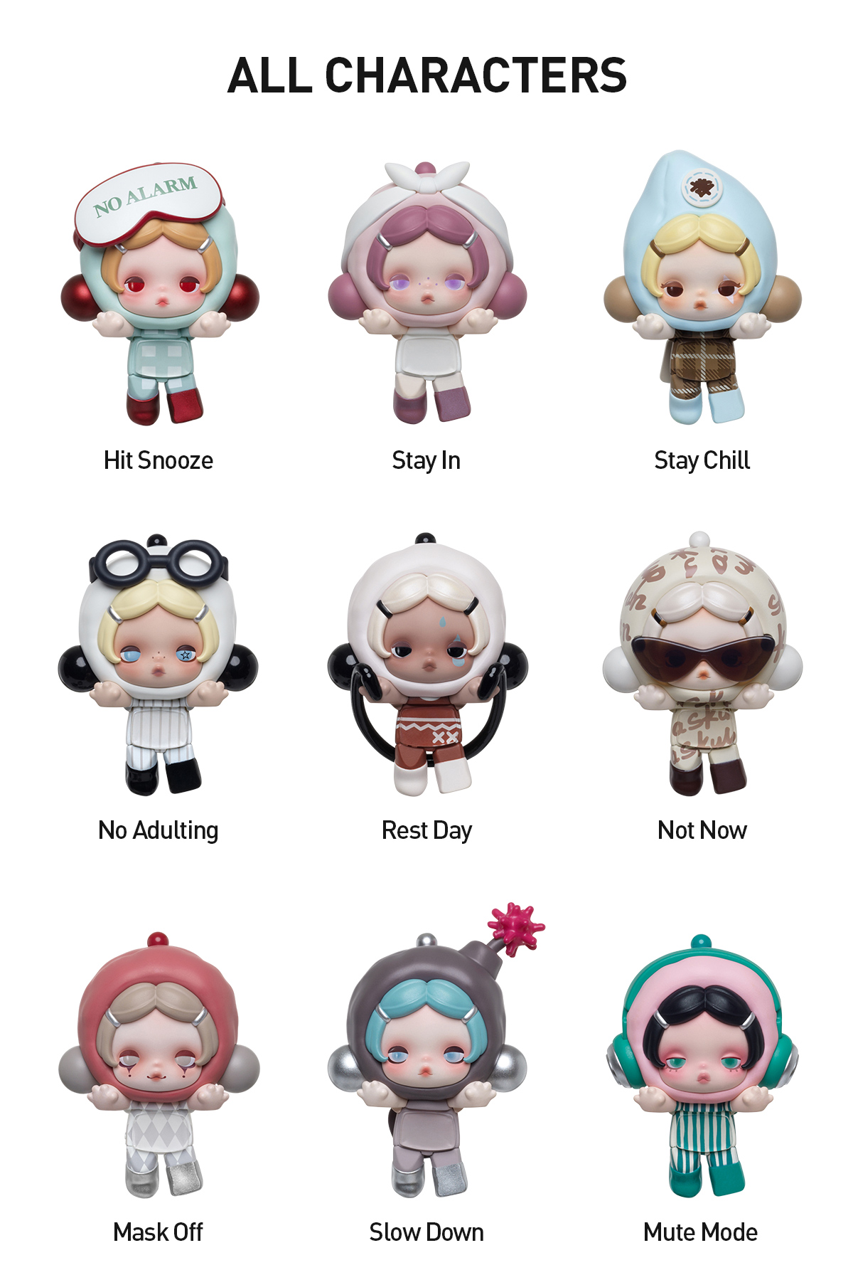 POP ATTACH θ SKULLPANDA Off Mode Series|POP MART US Official